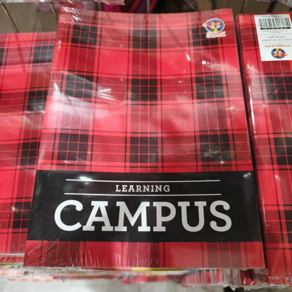 

BUKU TULIS CAMPUS SUMA 50 LEMBAR PER PACK ISI 10 BUKU