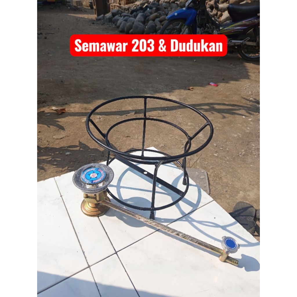 Kompor Semawar 203 Dan Tatakan Semawar Ukuran Besar
