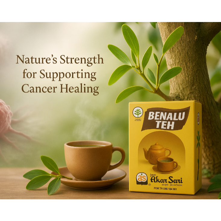 

Teh Benalu Asli Akar Sari – Jamu Herbal Kanker – Aman BPOM – Isi 50g