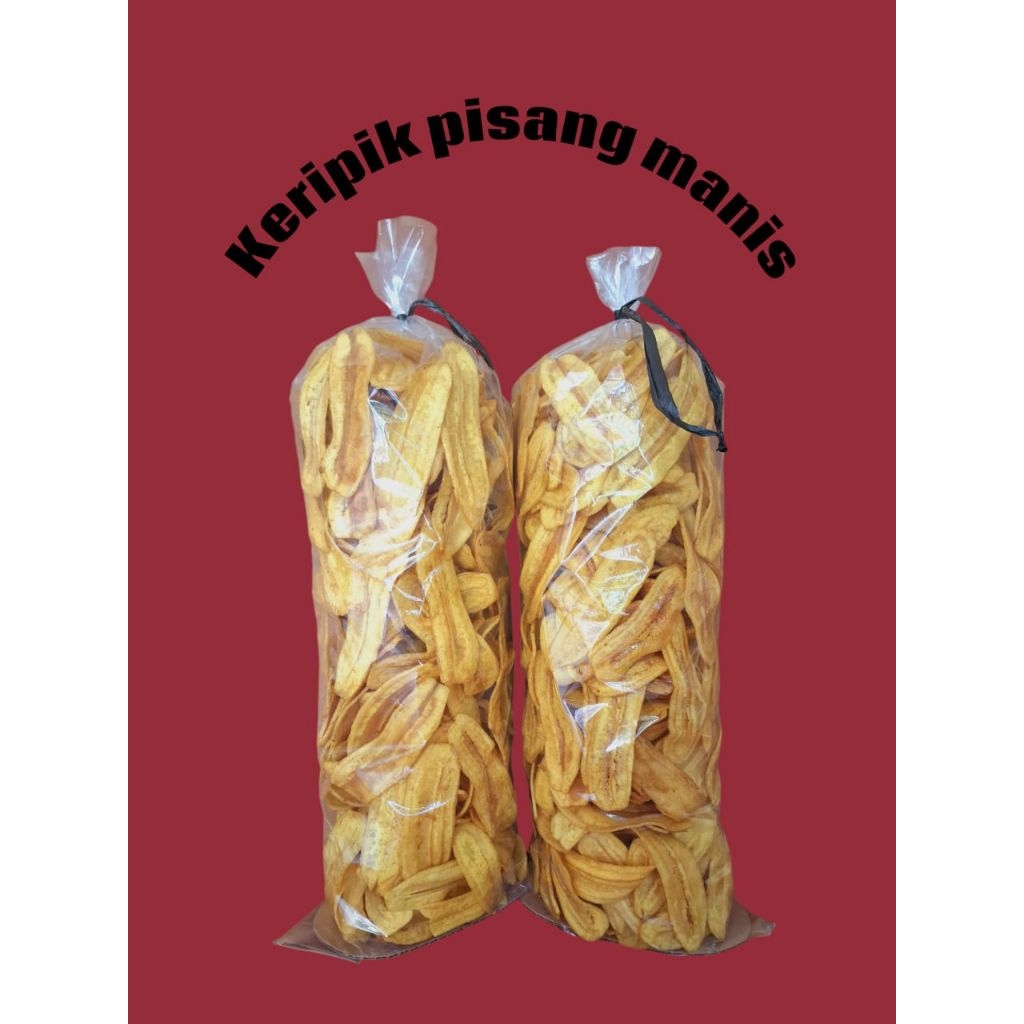 

Keripik pisang manis 250gr