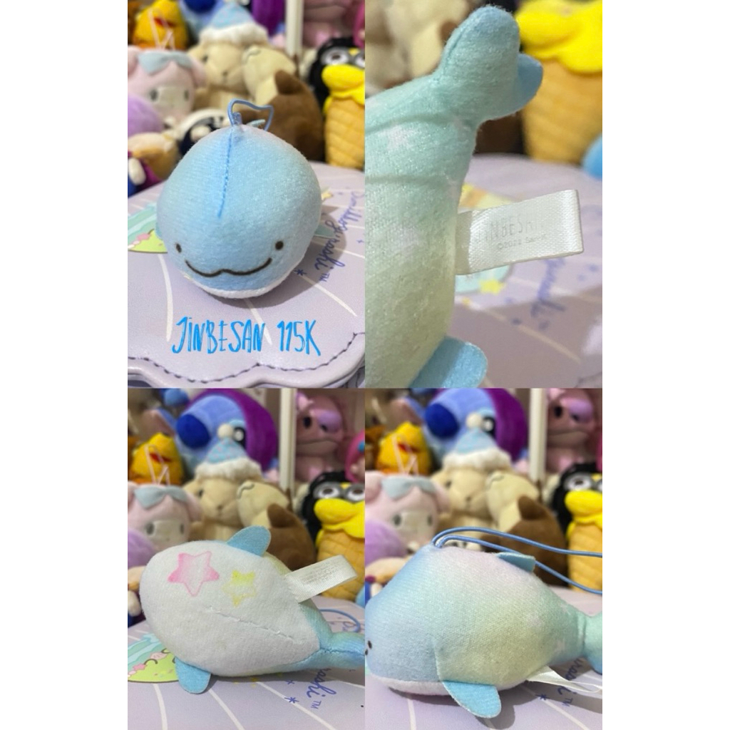 Jinbesan San-x ikan paus San-x (Ganci/Keychain) Ori
