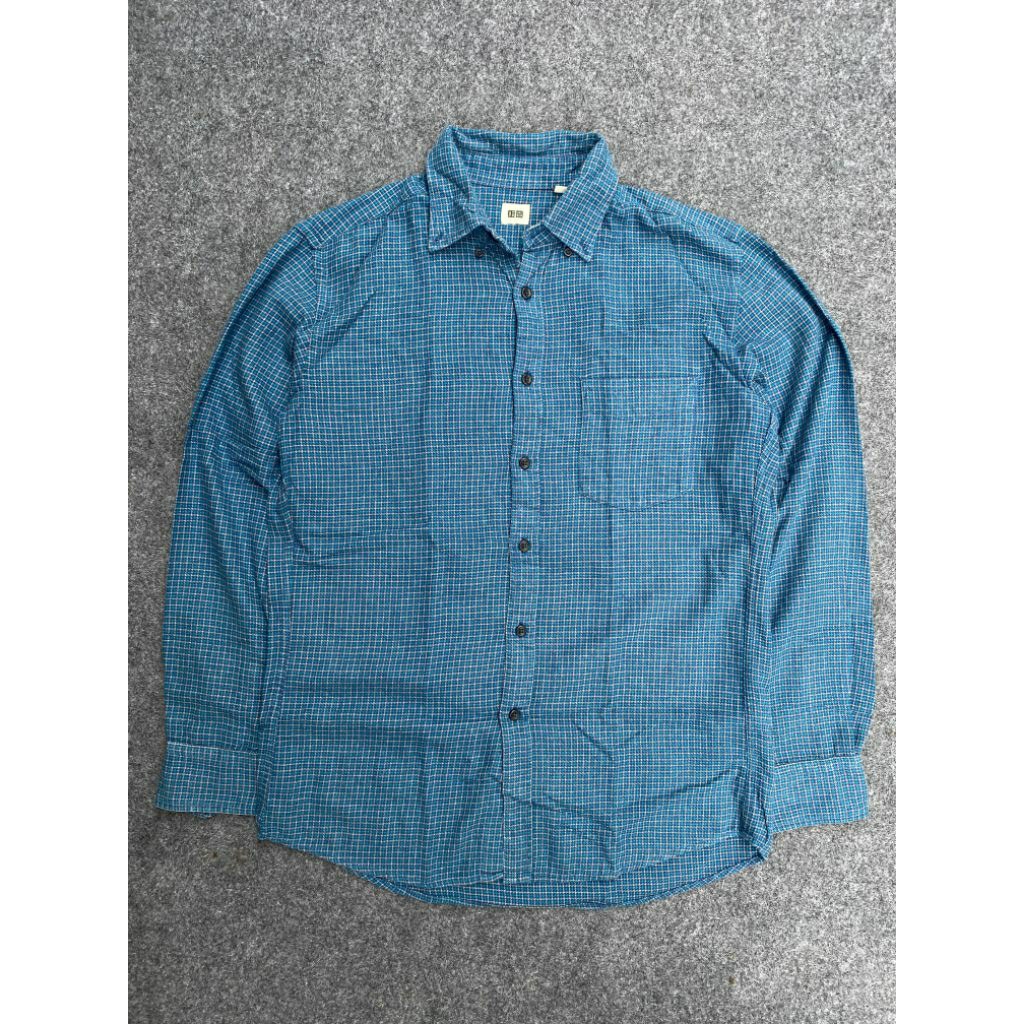 Kemeja Flanel UNIQLO | Second Berkualitas Sudah Laundry Full Tag Original