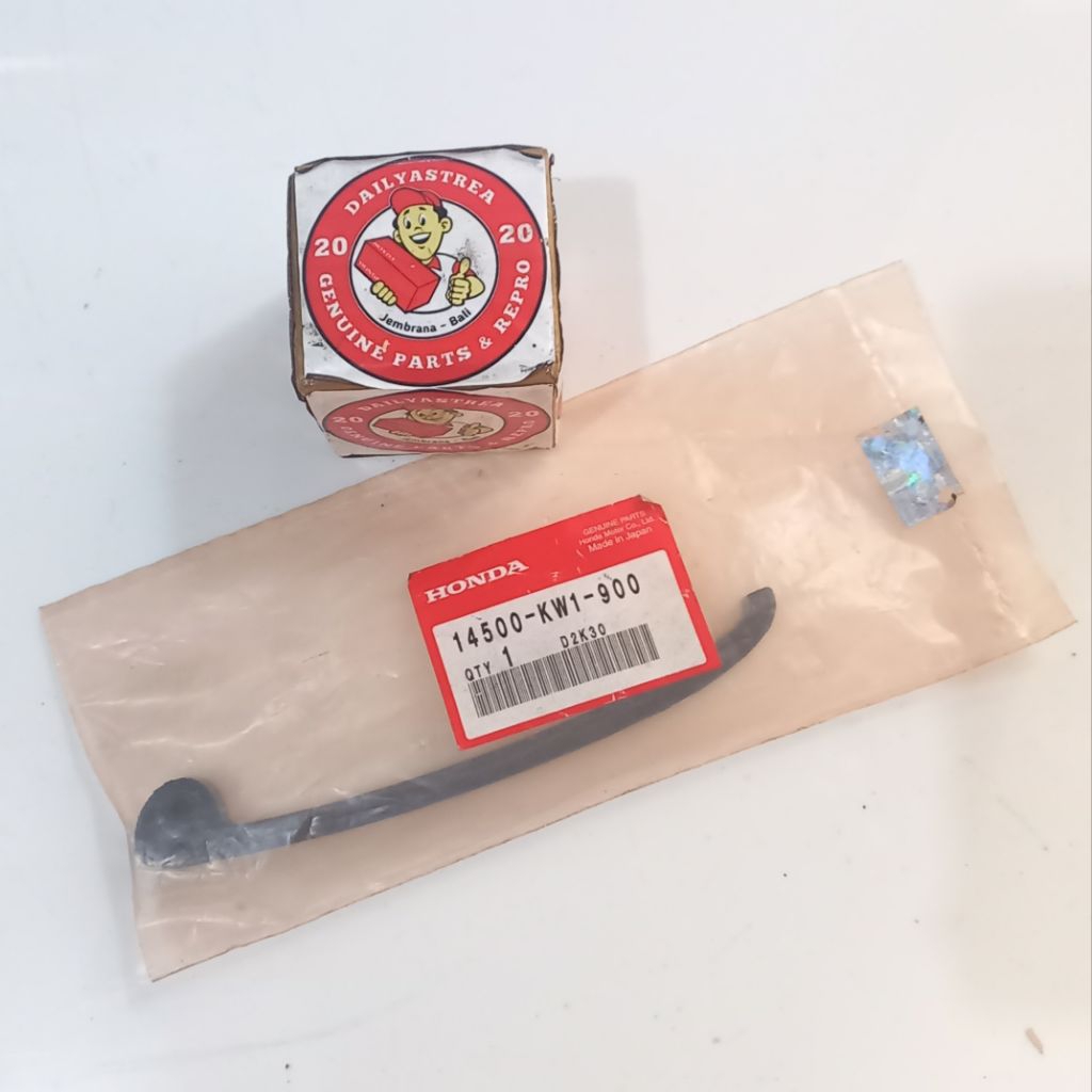 KARET GUIDE LIDAH TENSIONER CAM CHAIN HONDA MEGAPRO MEGA PRO HIU LAMA GL MAX NEOTECH ORIGINAL 14500-