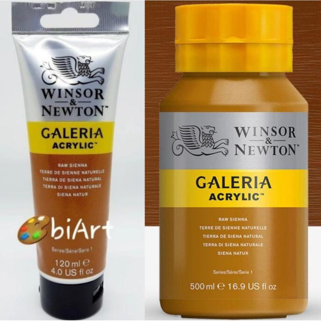 

Cat Akrilik Galeria Acrylic Colour 500ml / 120ml Raw Sienna Winsor & Newton