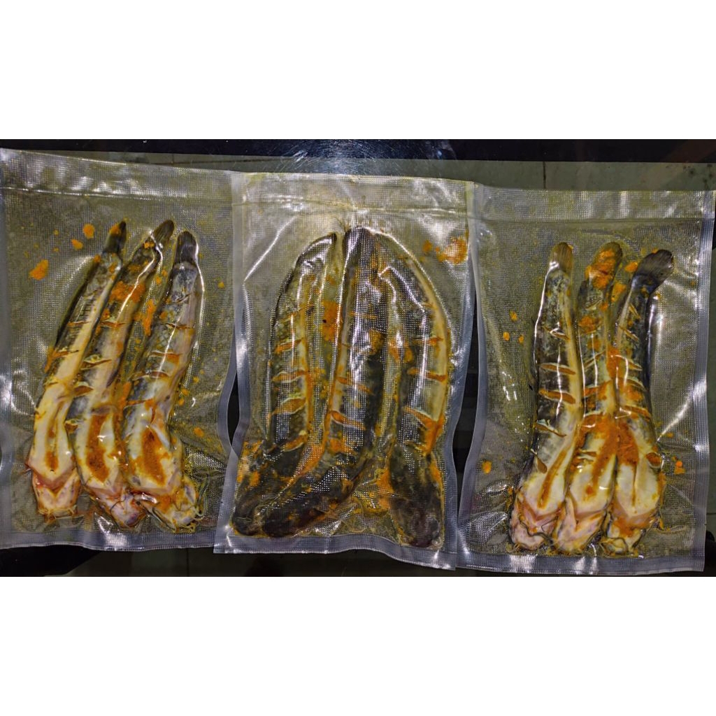 

Isi 3 Lele Marinasi Bumbu Kuning Uleg