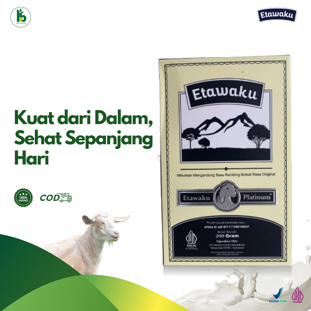 

Etawaku Platinum Jaga Kesehatan dan kepadatan tulang | 200 gram