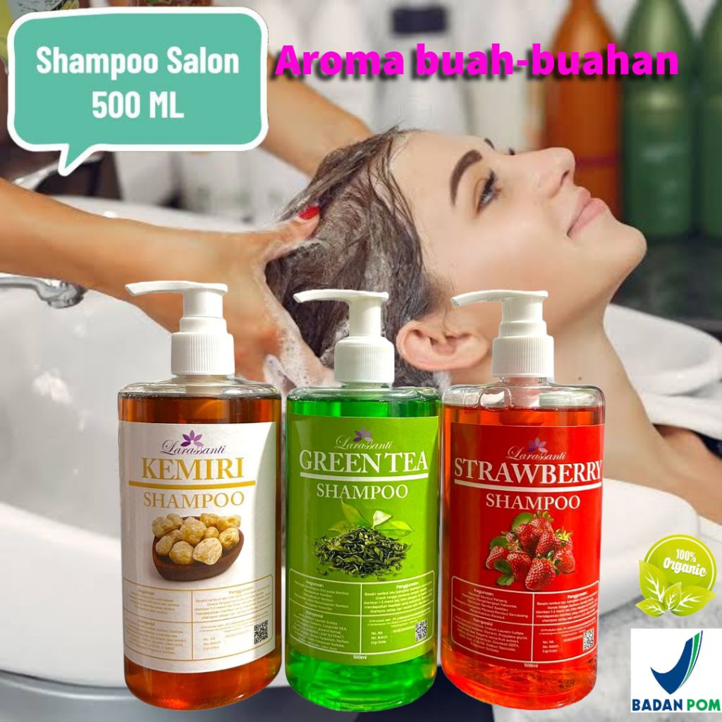 Shampoo Salon untuk Rambut Kering dan Kusam - Cat, Pewarna Minyak Perawatan Penghitam