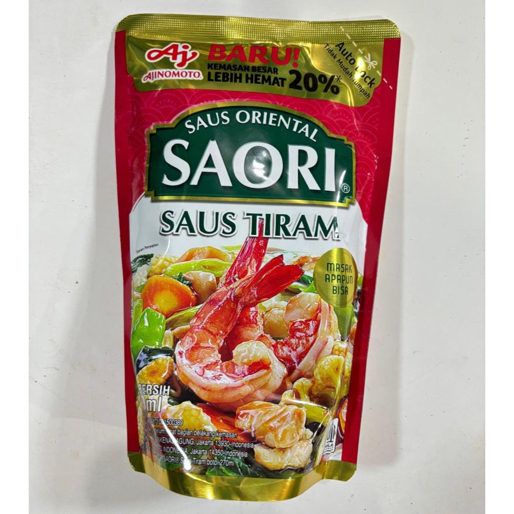 

Saori Saus Tiram 270ml - Saos Tumis Authentic Indonesian Kecap Tiram Flavor Kediri Jawa Timur
