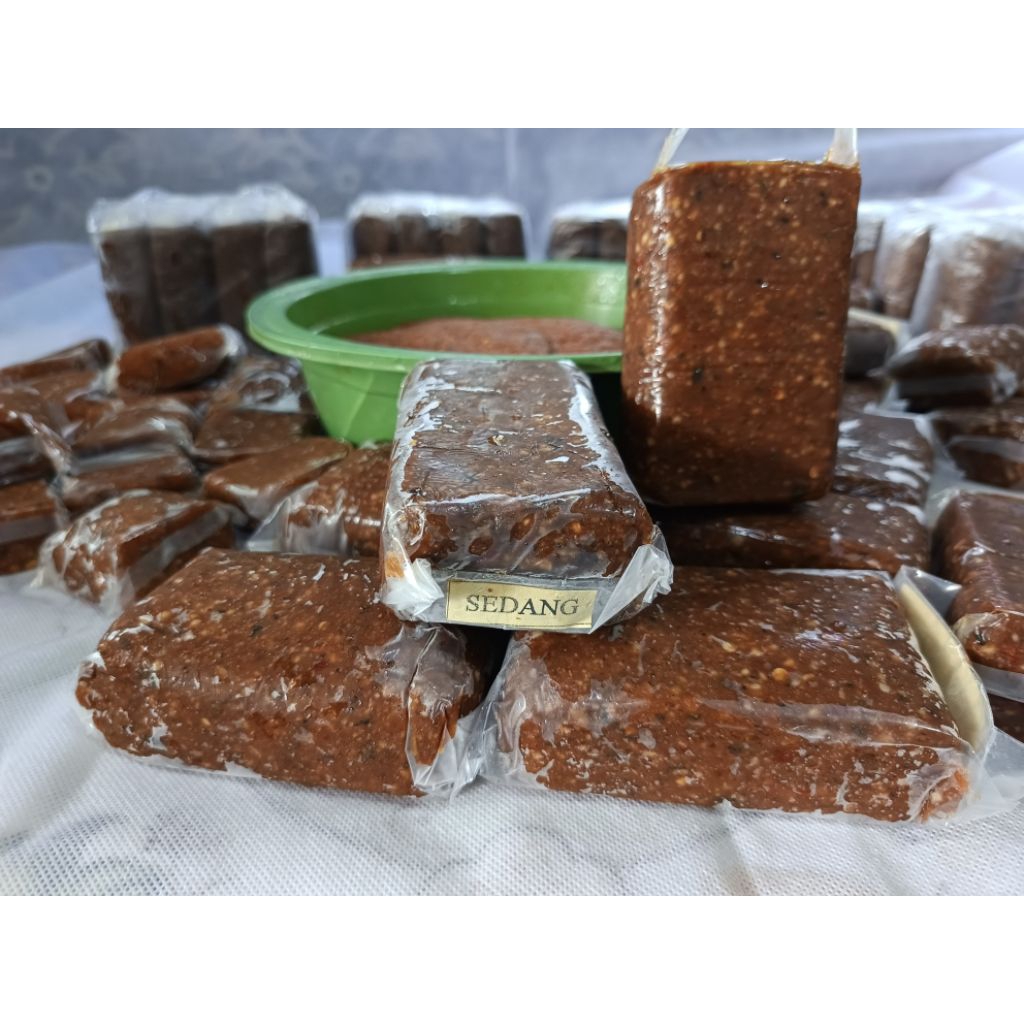 

Sambel Pecel 1 KG, Isi 4 Tanpa Pengawet, Tanpa MSG, Rasa Pedas Sedang dan Tidak Pedas