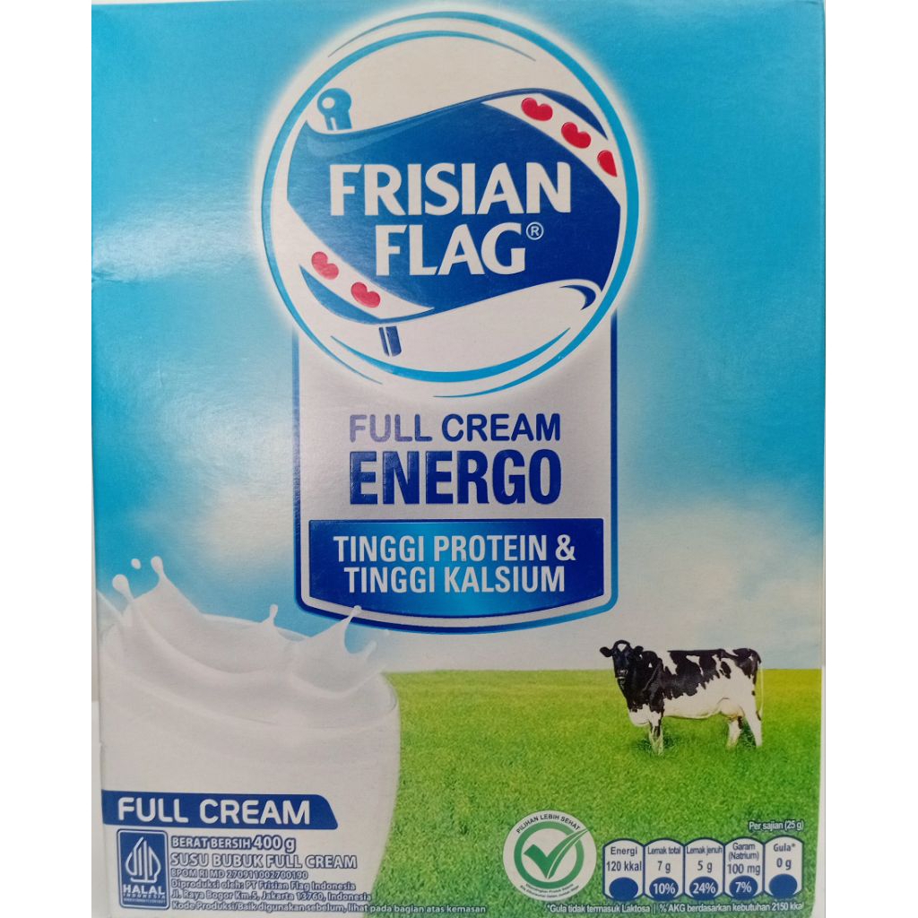

FRISIAN FLAG FULL CREAM ENERGO 400gr