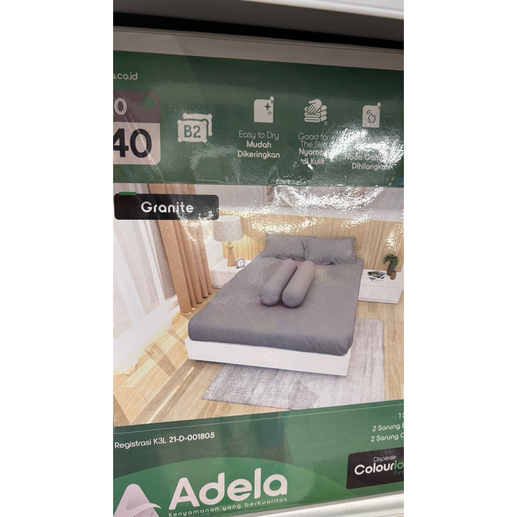 adela sprei tempat tidur