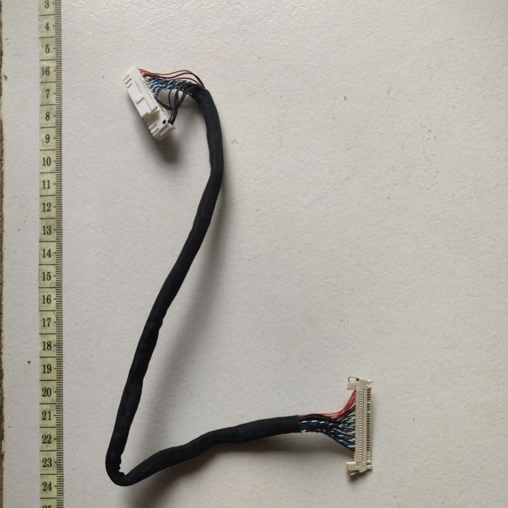 LVDS aqua LE32AQT6100 copotan tv rusak