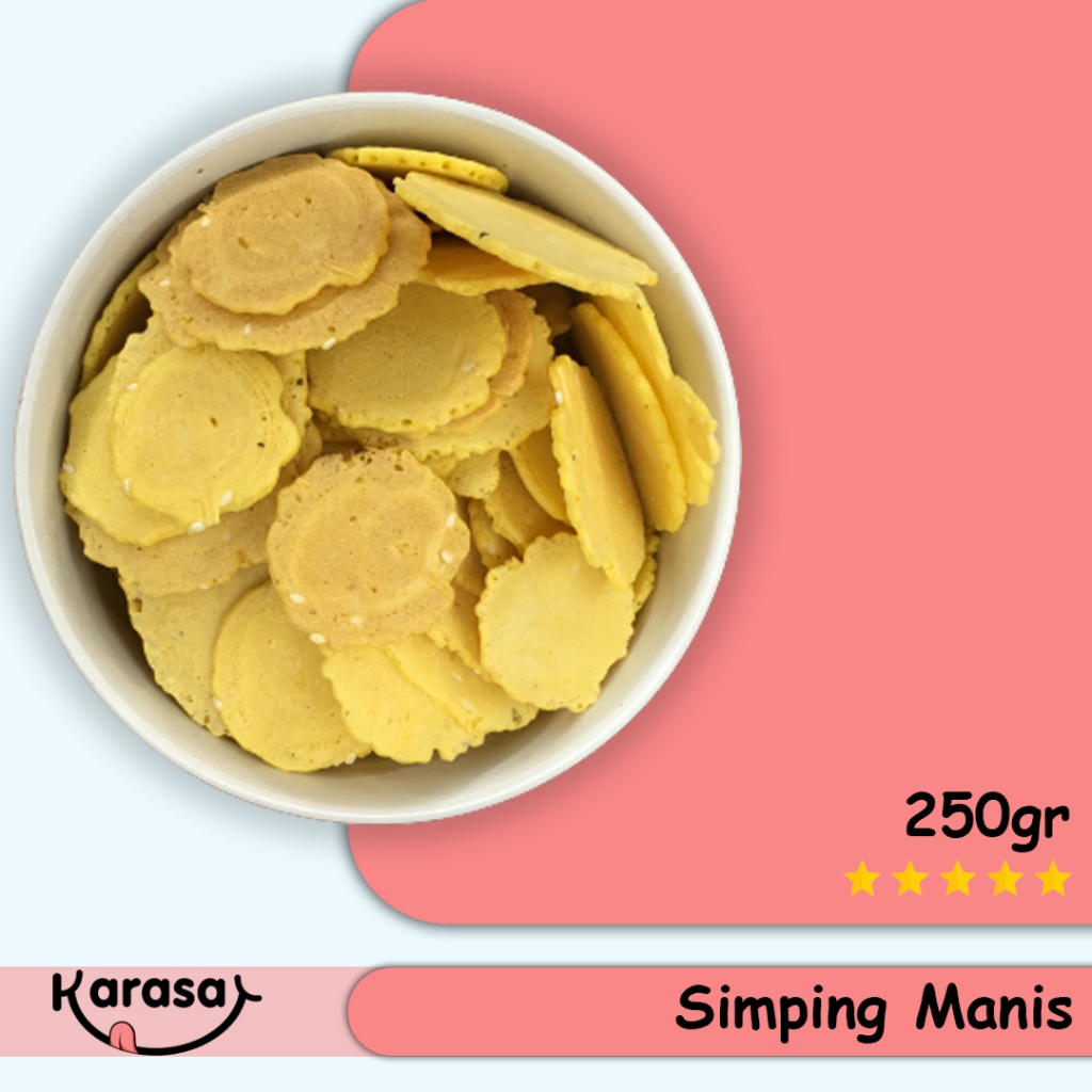 

Simping Manis Wijen 250gr - Cemilan Tradisional Renyah - Karasa