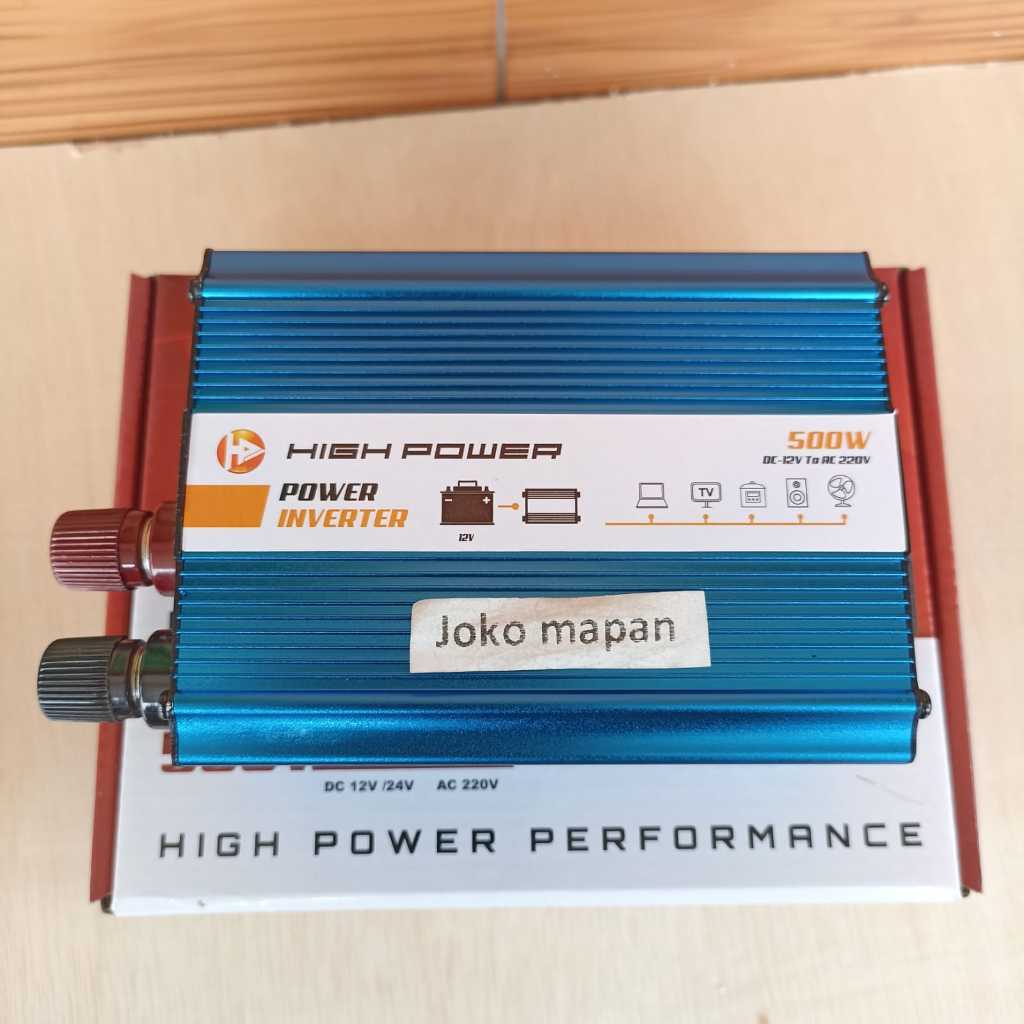 POWER INVERTER 500 WATT DC TO AC INVERTER 12VOLT TO 220VOLT