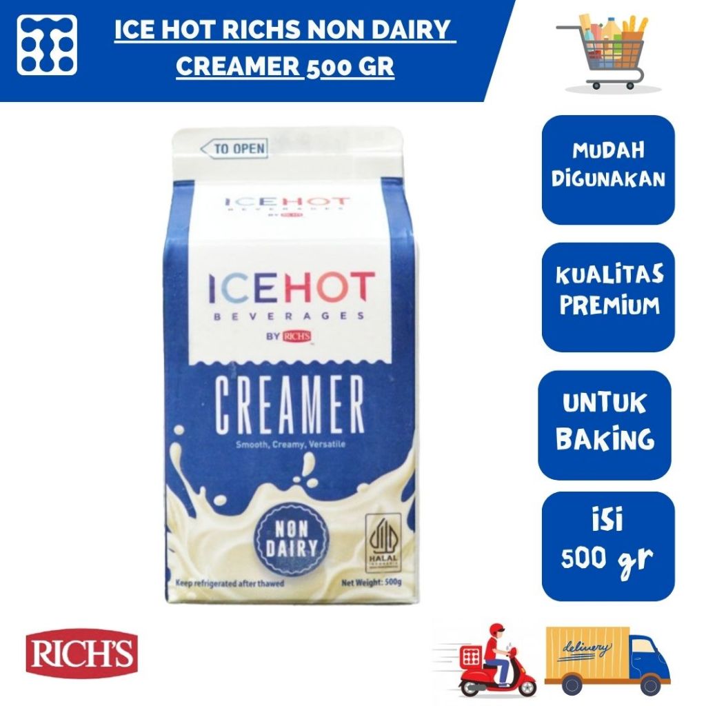 

ICE HOT RICHS NON DAIRY CREAMER 500 GR