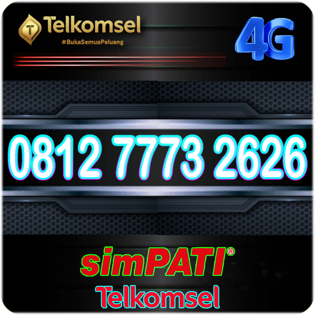 Kartu Perdana Telkomsel Simpati Nomor Cantik 4G | Cocok untuk Usaha & WA SIM09