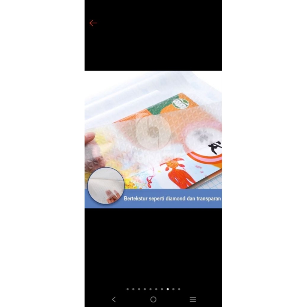 

0Sampul Buku Tulis Teks Cetak Plastik Sticker Buku PVC Film Anti Air Transparan