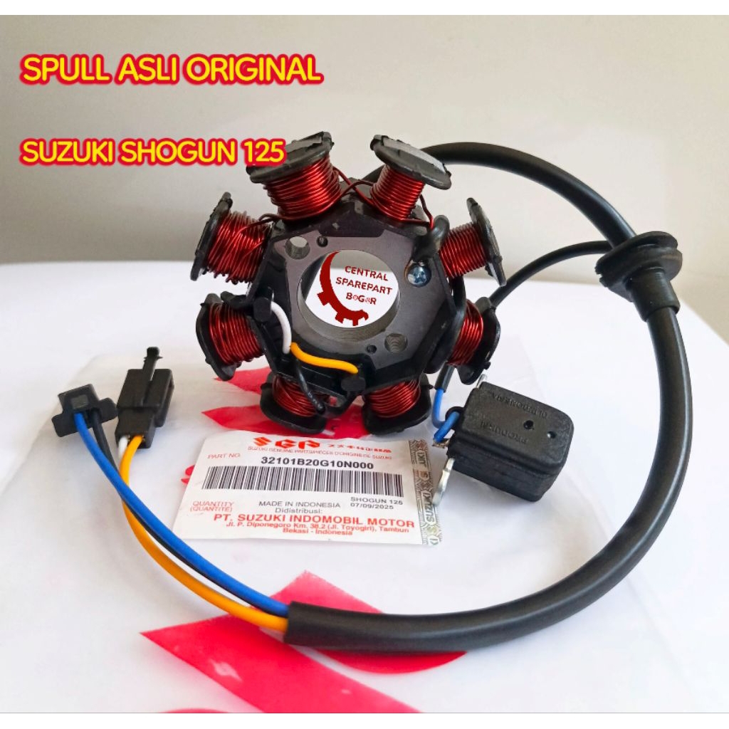 Spull Stator Comp Asli Original Suzuki Shogun 125 Lengkap Dengan Pulser