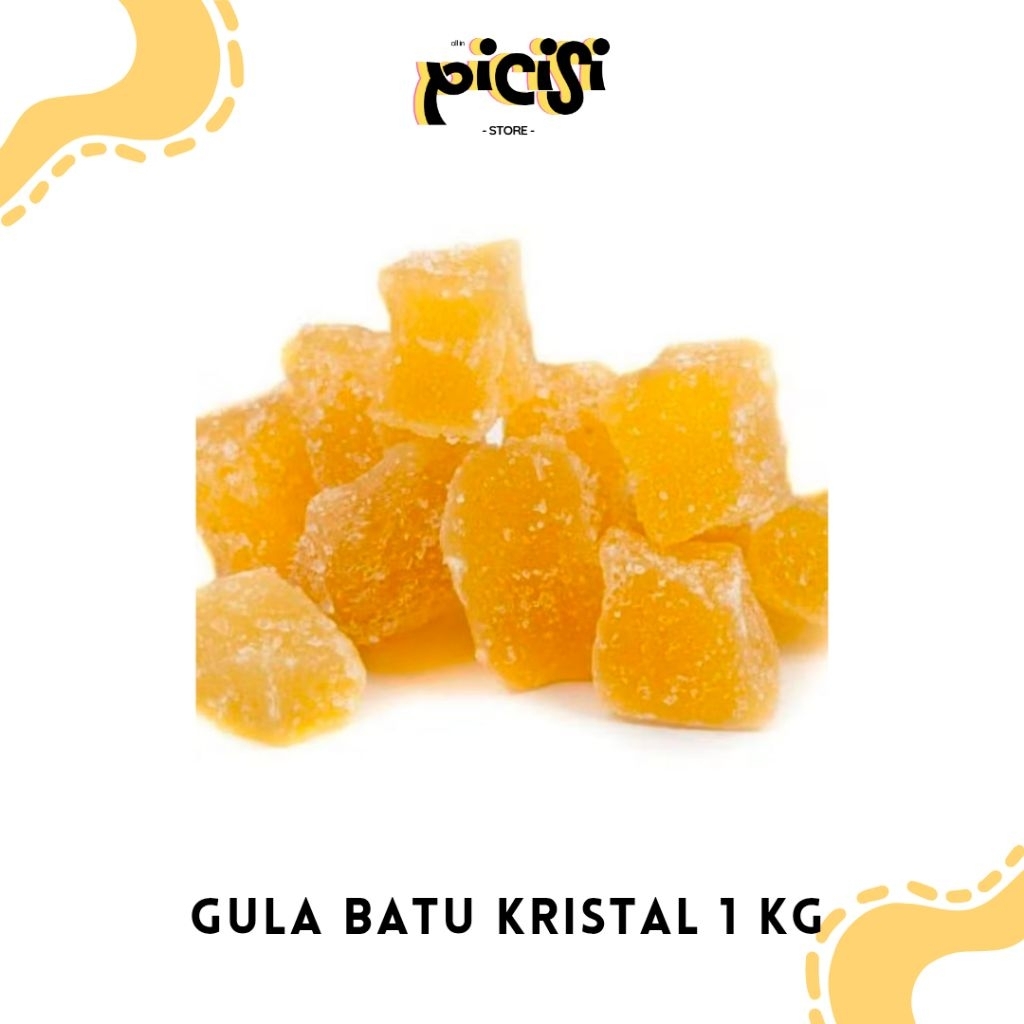 

Gula Batu Kristal 1 Kg // Gula batu murni 1kilo murah merial 100% Halal