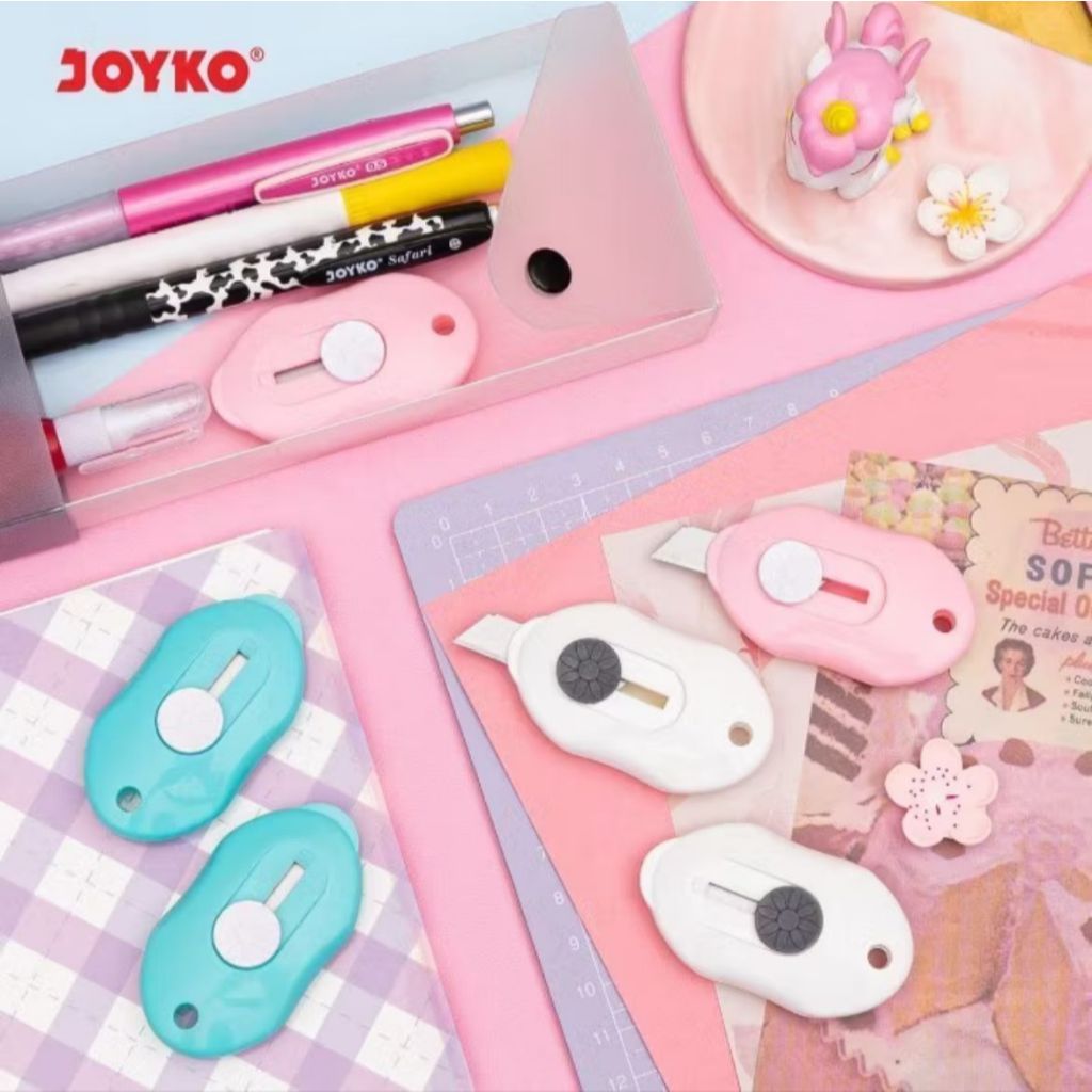 

Joyko Pisau Cutter Mini Warna CU-0519 @1pcs