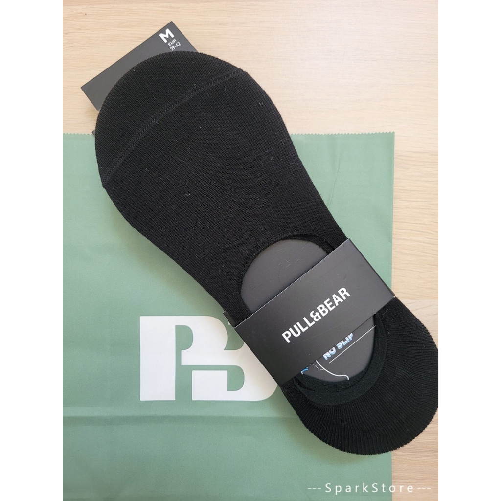 [NEW][BARU] Pull&Bear Kaos Kaki Ankle No Show Invisible Socks Bundle Set Isi 5 Hitam