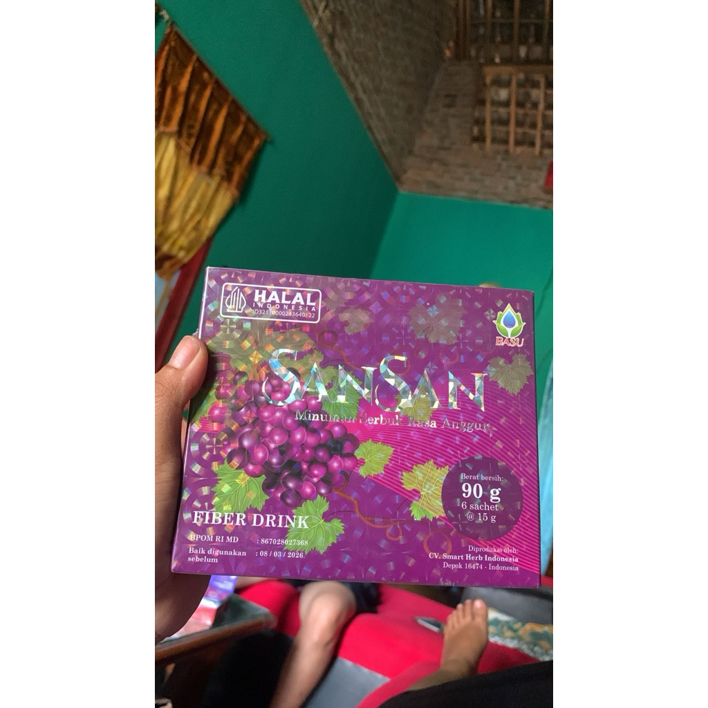

SANSAN (minuman serbuk rasa anggur)