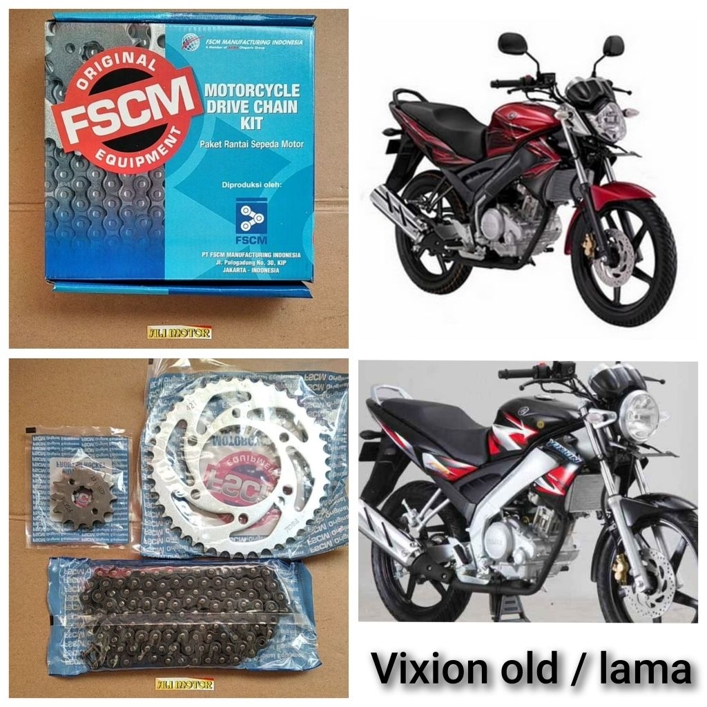Gir set gear paket vixion old ori FSCM