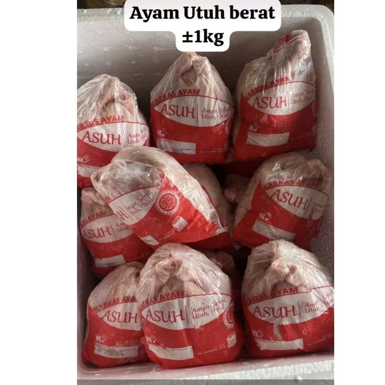 

ayam utuh/karkas boiler halal