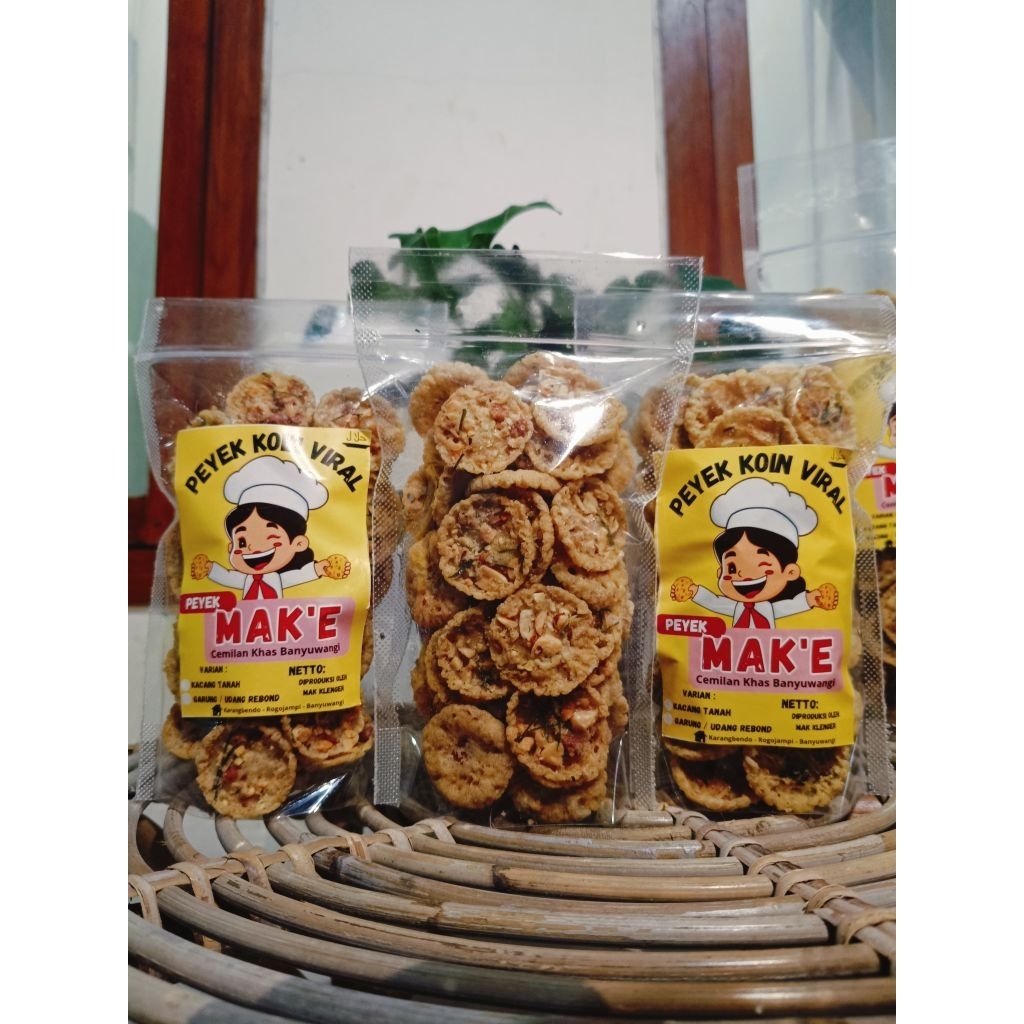 

murah !! 100 gram Peyek Koin Viral – Rasa Gurih, Renyah, Nagih - Peyek Koin Banyuwangi - Camilan Khas Banyuwangi