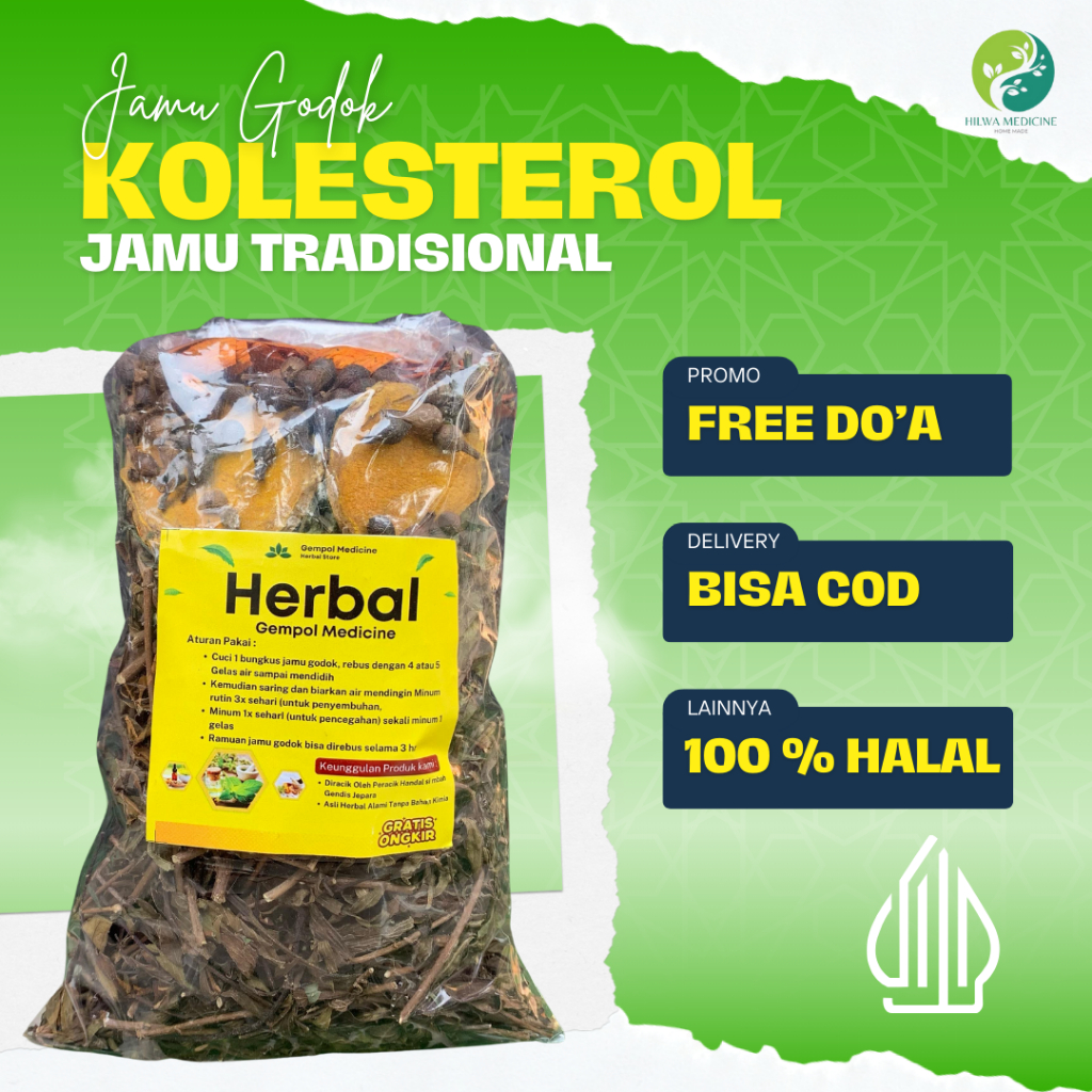 

(COD) JAMU KOLESTEROL AMPUH / JAMU GODOKAN MANJUR TANPA EFEK SAMPING / KOLESTEROL JAHAT