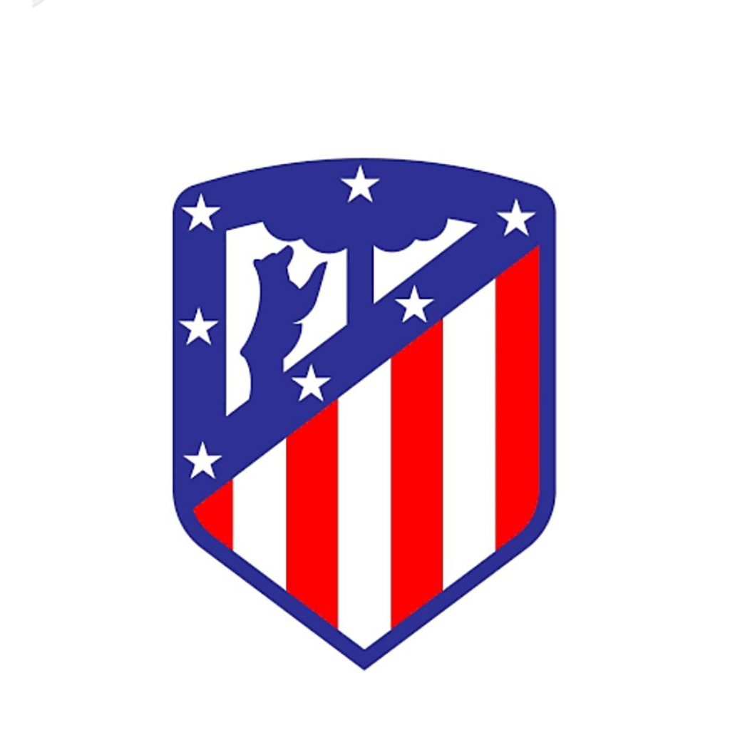 Bordir patch Atletico Madrid / Emblem Club Atletico Madrid / Logo Atletico Madrid Bagus dan Rapi