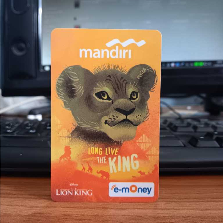 Emoney Mandiri Original bukan custom motif BABY LION KING