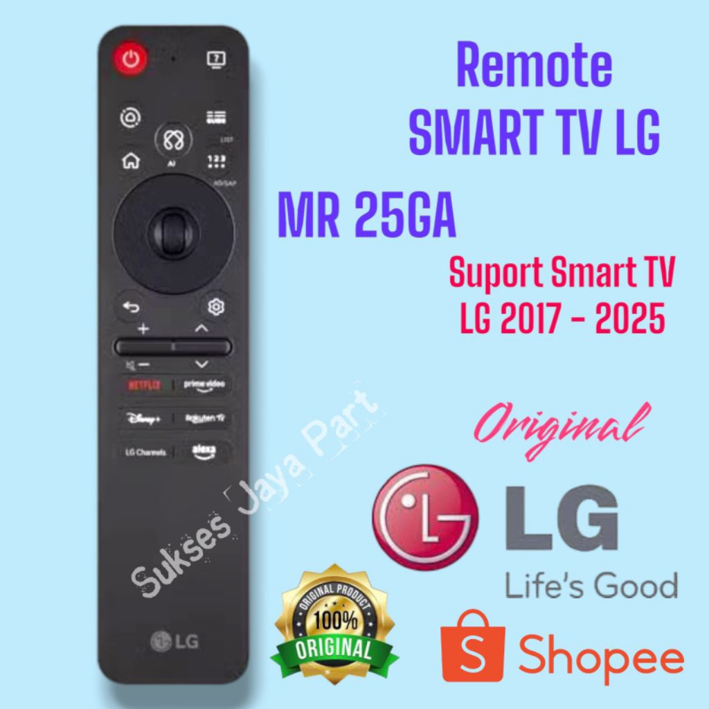 Remote Smart TV LG MR-25 Terbaru remote Voice LG Original