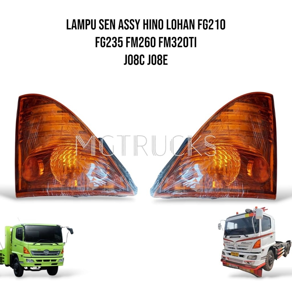 Lampu sen Hino Lohan FG235Ti FM260Ti FG210PS FL235Ti FL210Ti JO8E JO8C