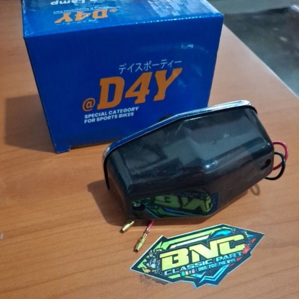 stopan sport day smok STOP CB BSA SMOK HITAM lampu stopan belakang cb bsa  k5 dll