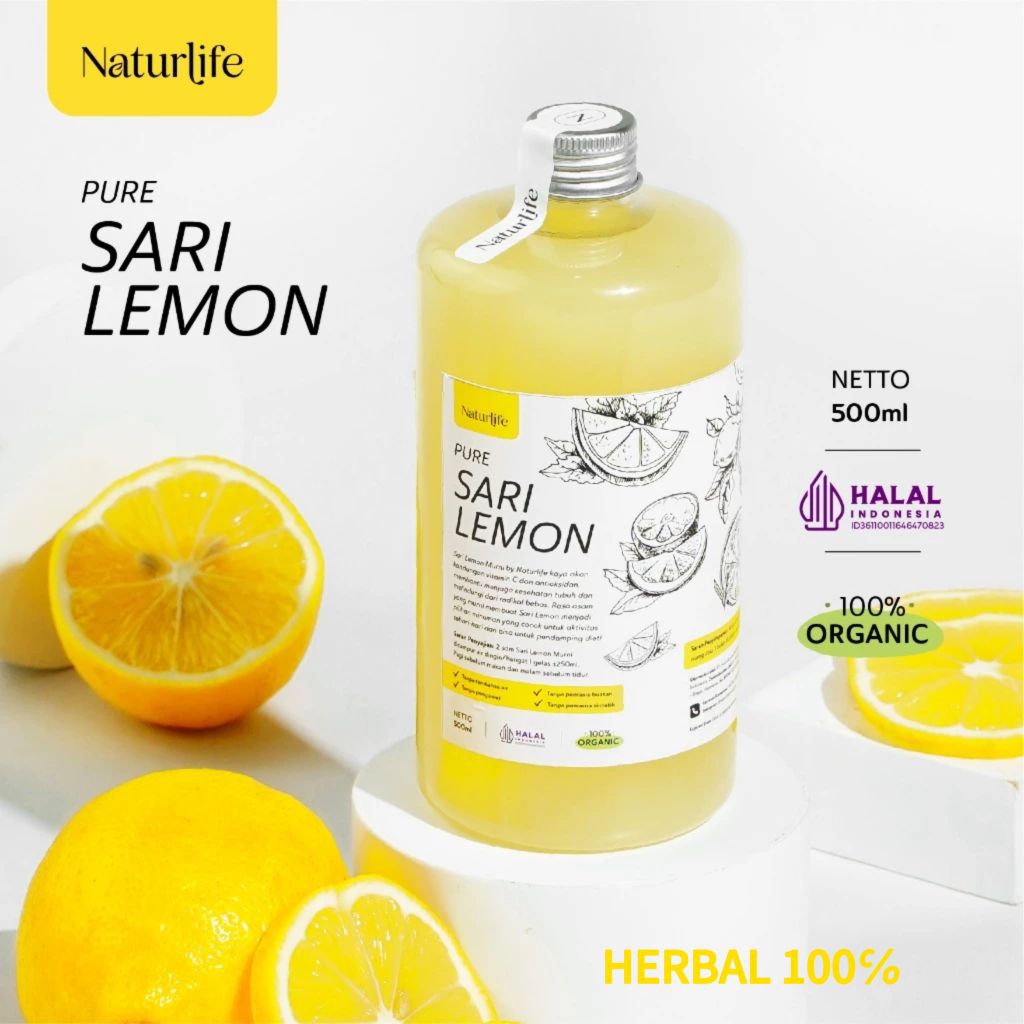 

500 ML SARI LEMON MURNI TANPA CAMPURAN AIR | SARI LEMON 100℅ | SARI LEMON | SARI LEMON UNTUK DIET | SARI LEMON UNTUK KESEHATAN | SARI LEMON ORGANIK | SARI LEMON NUTRIFARM