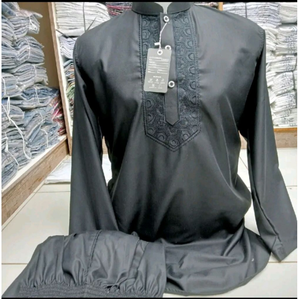 setelan pakistan bahan toyobo premium-koko kurta pakai celana-setelan buat lebaran-baju muslim fashi
