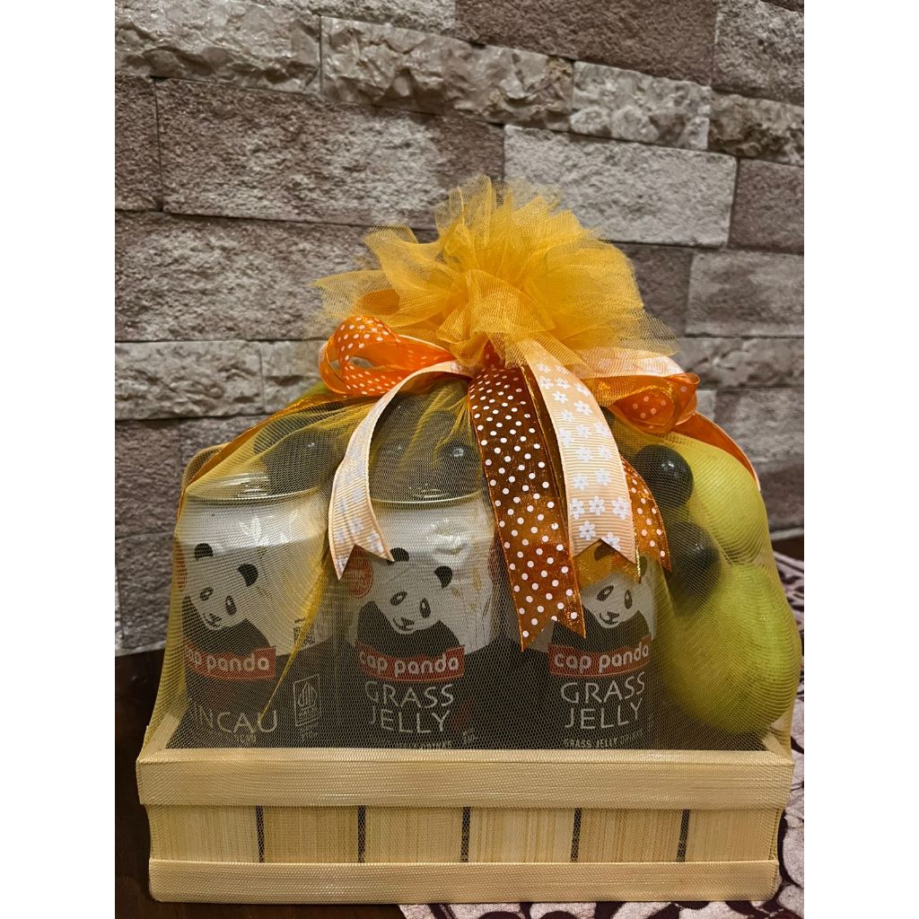 

Parcel Buah Mix Cincau Cap Panda Hampers Buah import