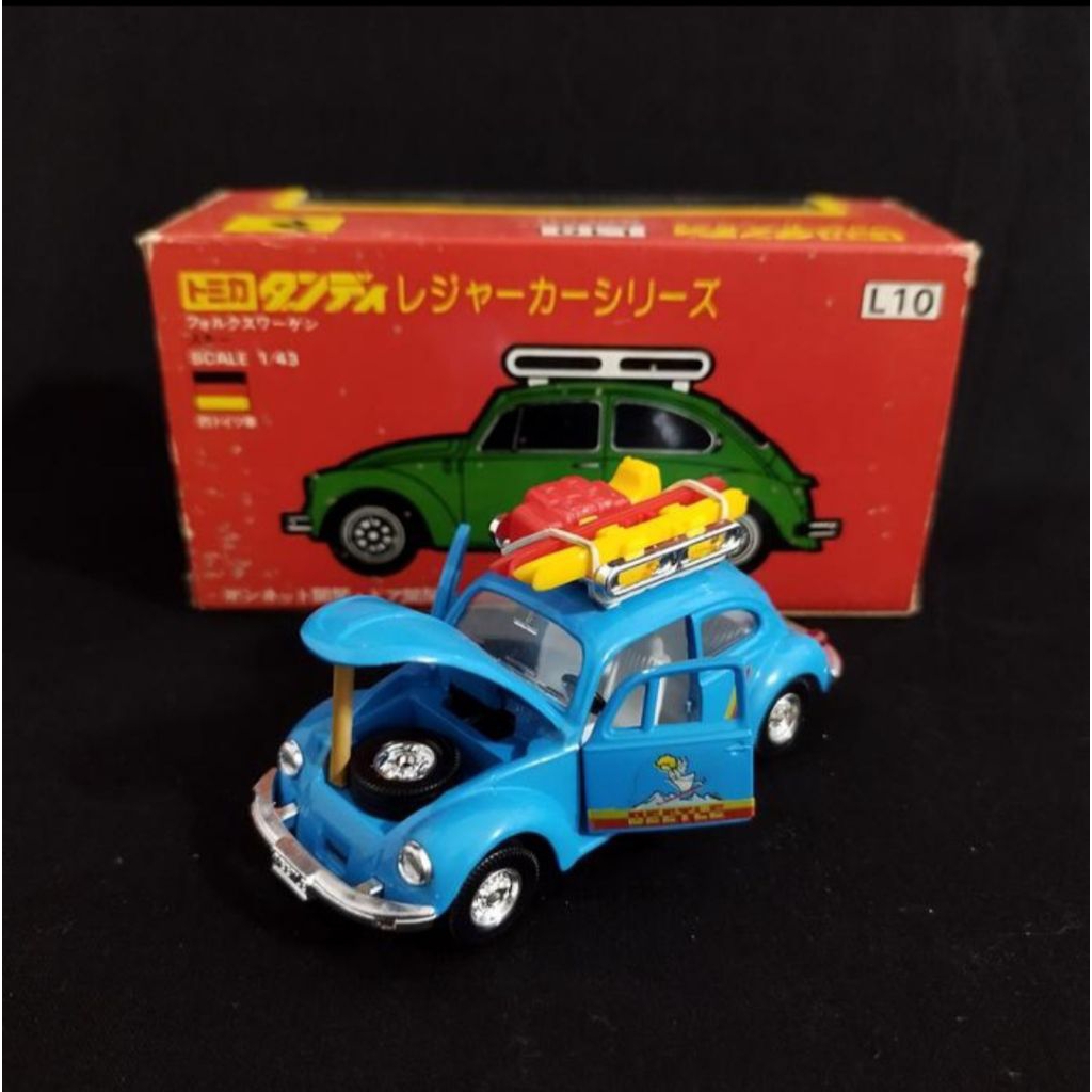 Tomica Dandy Japan L10 Volkswagen Beetle 200LE Sky Skala 43