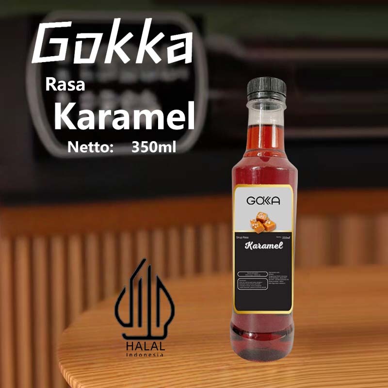 

Gokka Sirup Karamel 350ml - Minuman Segar Rasa Karamel / Karamel Syrup