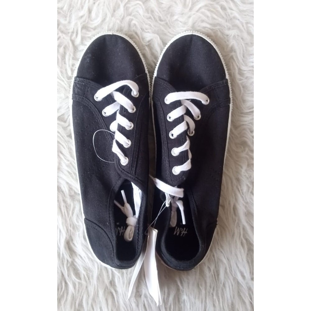 HnM - Simple WOMEN Sneakers - BLACK