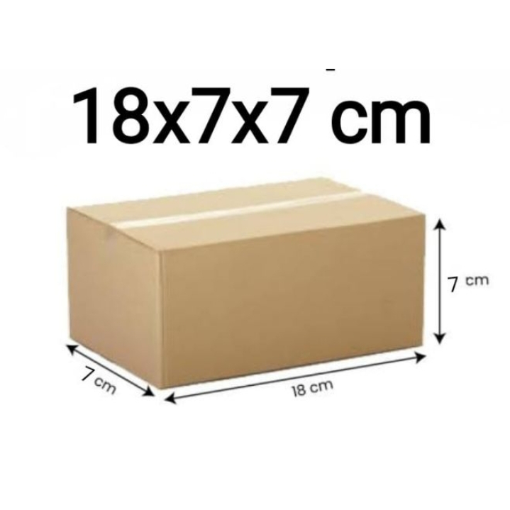 

Kardus packing Box Karton Polos 18x7x7 cm c flude 4mm BARU