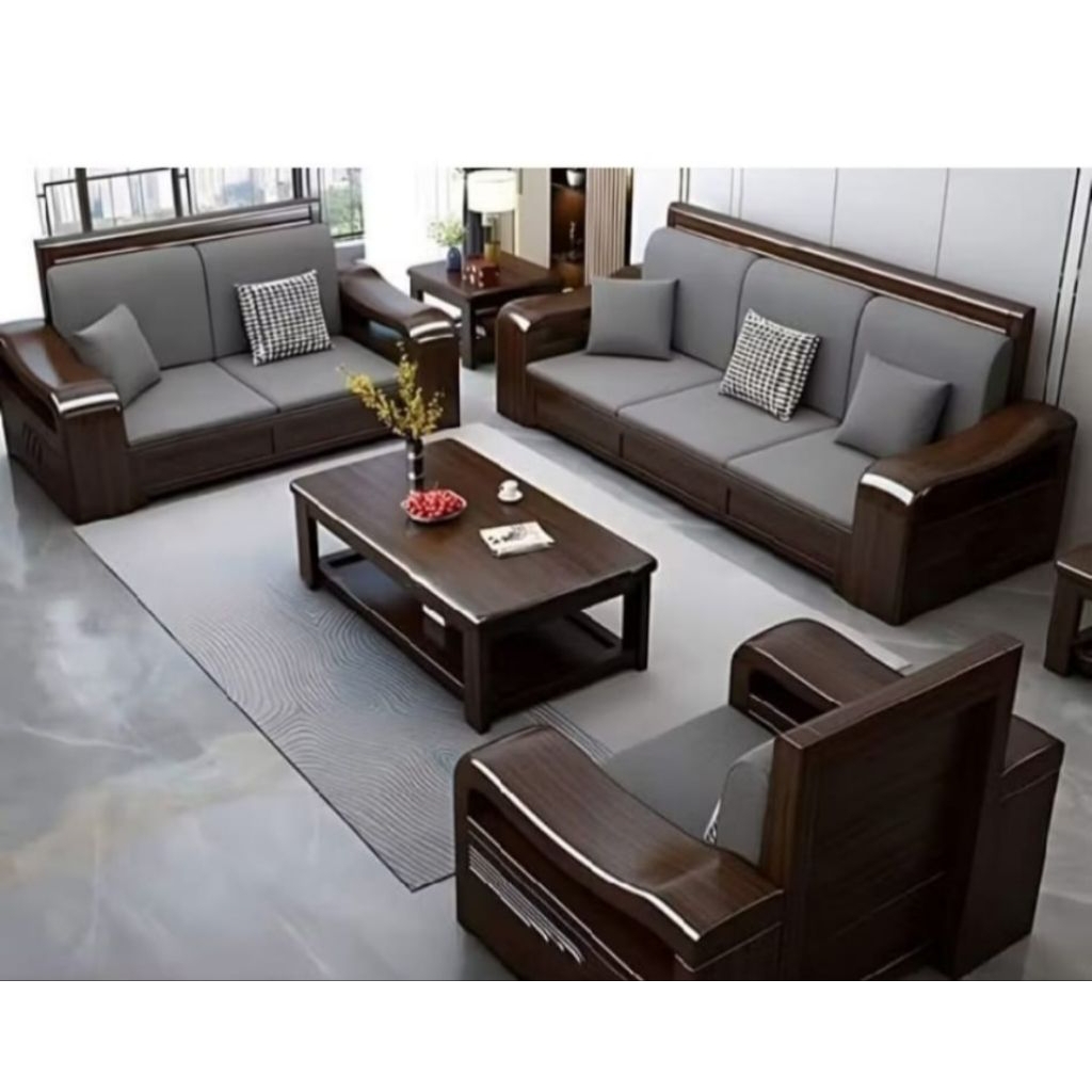 set sofa jati minimalis modern 014