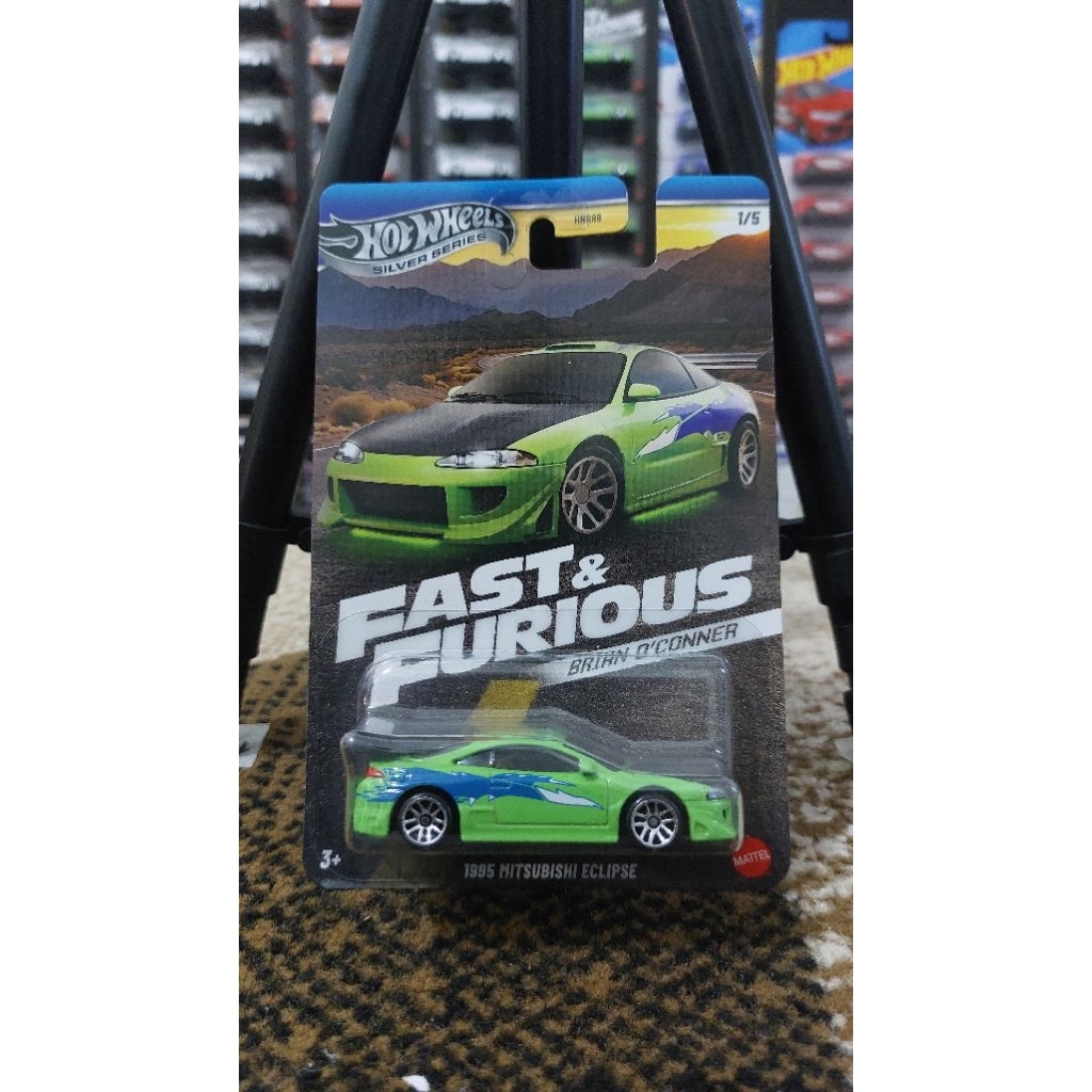 Hot Wheels Silver Series Mitsubishi Eclipse Fast and Furious Brian Series