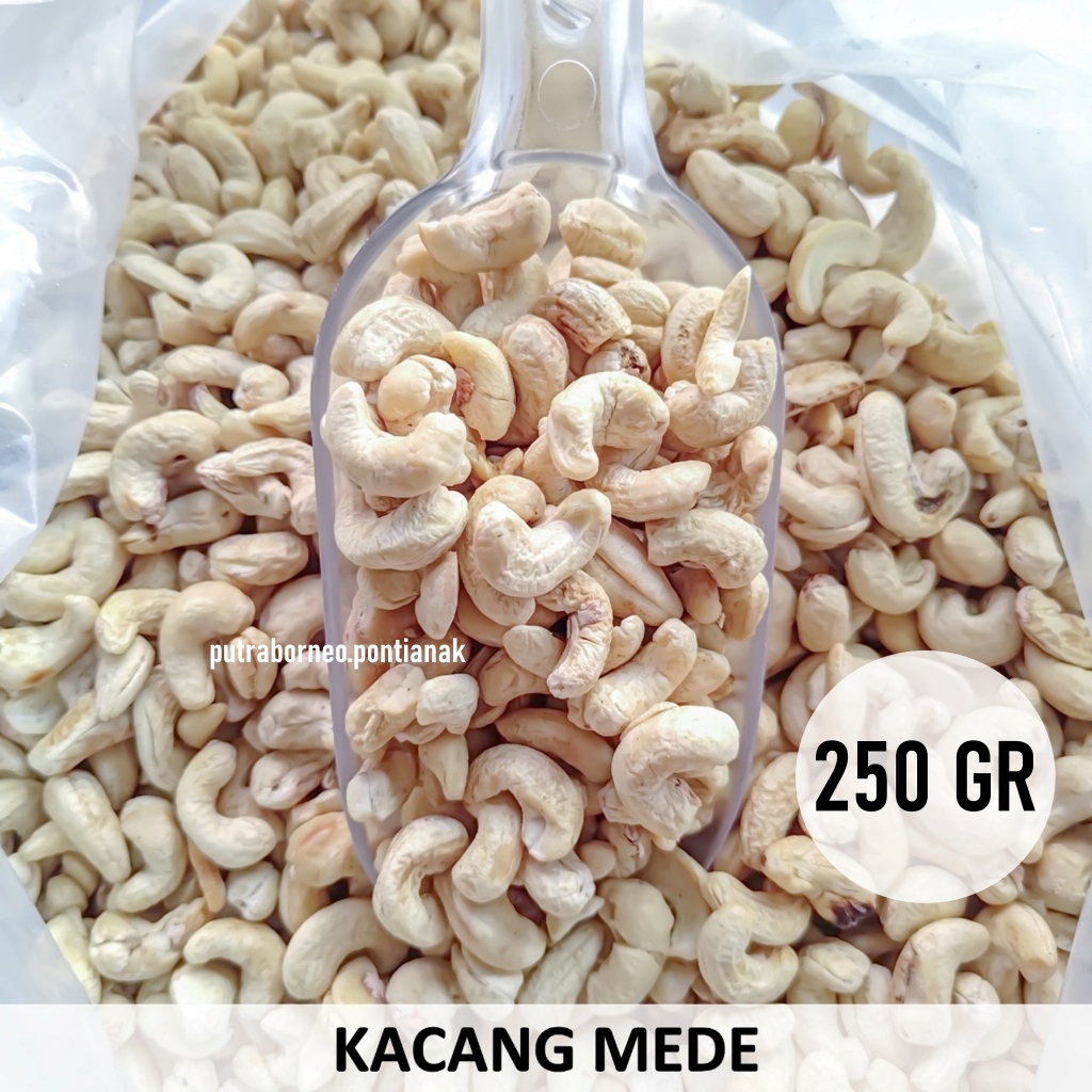 

Kacang Mede Ori 250gr / Kacang Mete / Kacang Mente Mentah Murah