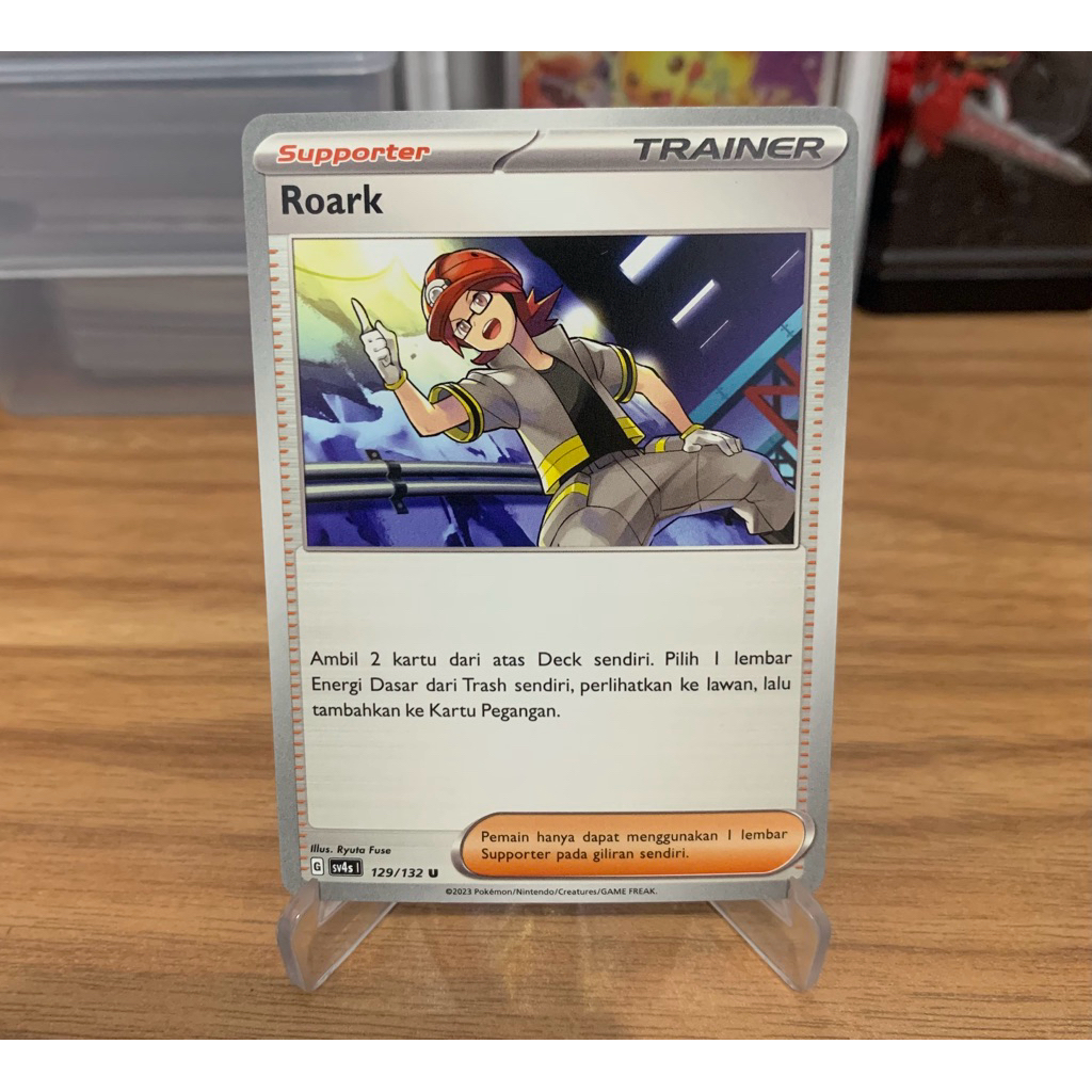 Kartu Pokemon Supporter Roark