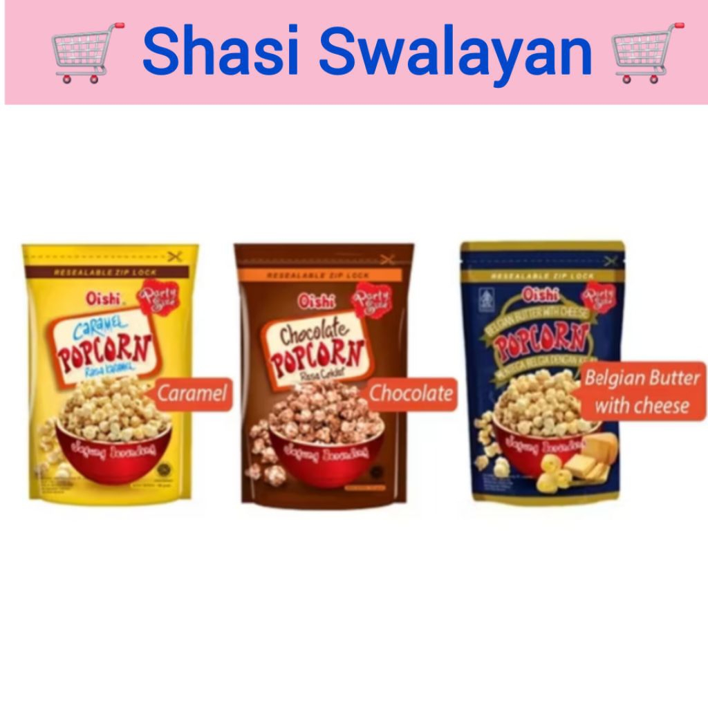 

OISHI POPCORN Makanan Ringan 100 gram