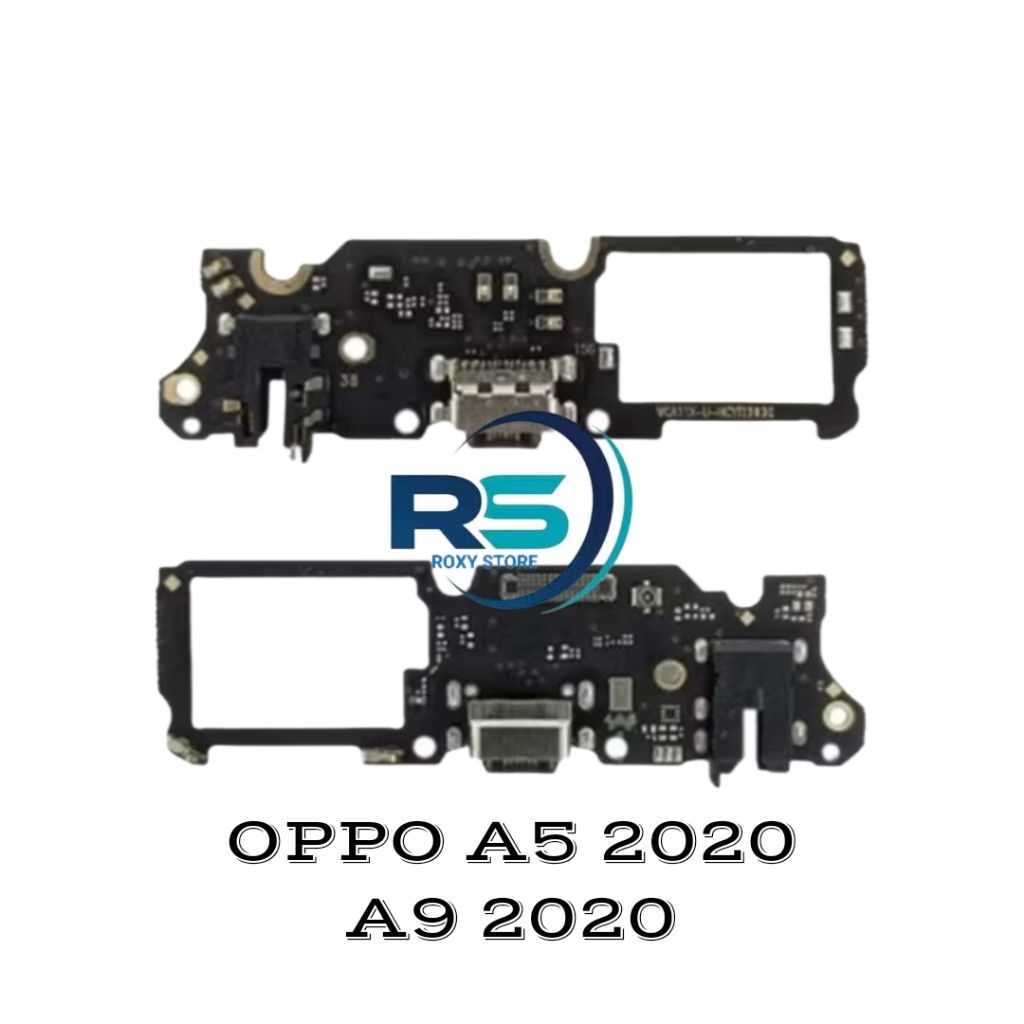 KONEKTOR CHARGER - HEADSET OPPO A5 2020 / A9 2020 MIC ORIGINAL
