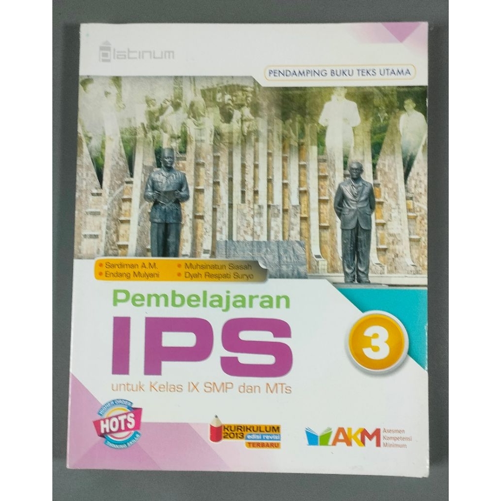 Buku IPS kelas 3 / Buku SMP Kelas 9 - Penerbit Tiga Serangkai Kurikulum Merdeka