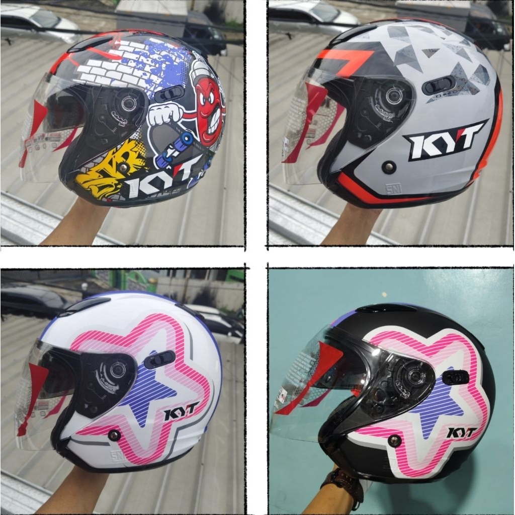 HELM KYT DJ MAXI MOTIF